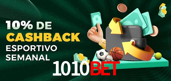 10% de bônus de cashback na 1010Bet